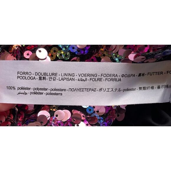 NWT Zara Blogger’s Favorite Festive Days Sweetheart Neckline Sequin Top, XS - Picture 16 of 16